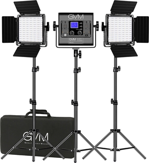 Осветителей комплект GVM 800D-RGB (3шт)