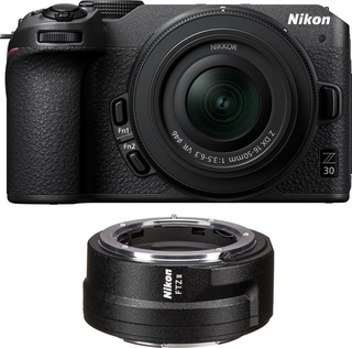 Цифровой фотоаппарат NIKON Z30 kit 16-50mm f/ 3.5-6.3 VR и адаптер FTZ II
