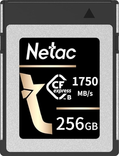 Карта памяти Netac 256 ГБ CFexpress Type B 8К, (R1750/ W1650) (новая)