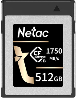 Карта памяти Netac 512 ГБ CFexpress Type B 8К, (R1750/ W1650) (новая)