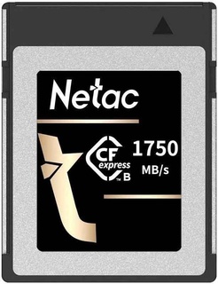 Карта памяти Netac CF2000 CFexpress PCIe Gen 3x2 Type B cards 256GB, до 1750MB/ 1650MB/ s
