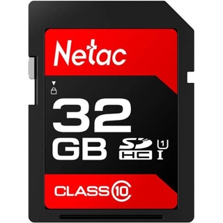 Карта памяти  SD  32 Gb Netac P600 SDHC Сlass 10 (NT02P600STN-032G-R)