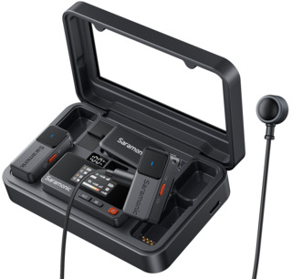 Радиосистема Saramonic Air-02 (TX+TX+RX) 2передат. кейс ЗУ+2 проприетарных петл. микр.,3,5мм/ USB-C