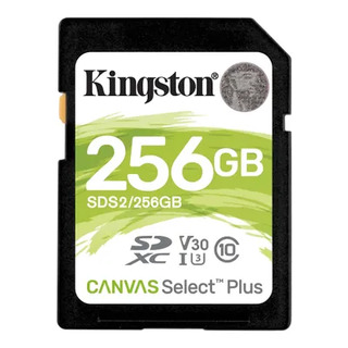 Карта памяти  SD 256 Gb Kingston SDXC Class 10 UHS-I Canvas Select Plus (SDS2/ 256GB)