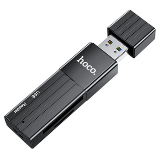 Картридер Hoco HB20 USB 2.0 (SD, microSD)