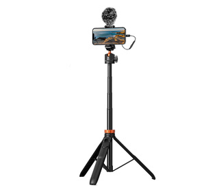 Миништатив-Монопод K&F Concept MS08 для смартфона и экшн-камеры (до 158см, до 3кг.) KF09.127V1