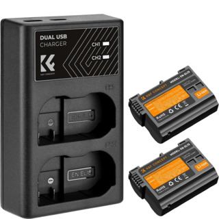 Набор K&F Concept 2 аккумулятора EN-EL15 (2100 мАч) + ЗУ (KF28.0012)