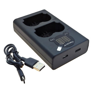 Зарядное устройство Relato CH-P1640U/  Mod02 DUAL для FujiFilm NP-W235 (USB 5V/  2.1A) для 2 АКБ