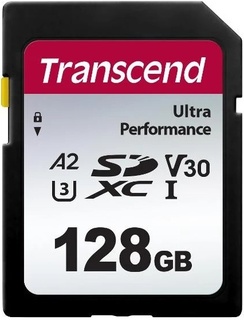 Карта памяти  SD 128 Gb Transcend 340S SDXC UHS-I U3 V30 (160/ 90 MB/ s)