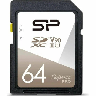 Карта памяти  SD  64 Gb Silicon Power Superior Pro UHS-II U3 V90