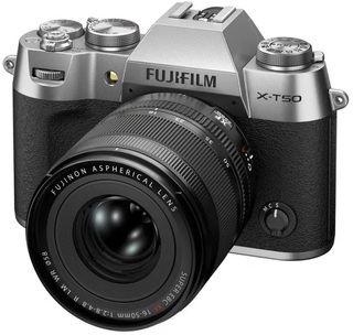 Цифровой  фотоаппарат FujiFilm X-T50 kit 16-50mm silver