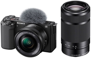 Цифровой фотоаппарат SONY ZV-E10 Kit 16-50 mm + 55-210 mm