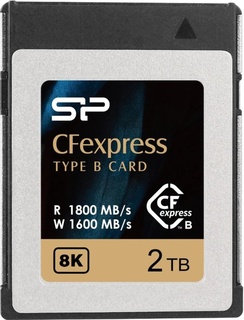 Карта памяти CFexpress Type B 2048Gb Silicon Power PCIe Gen 3x2 1800/ 1600 Mb/ s