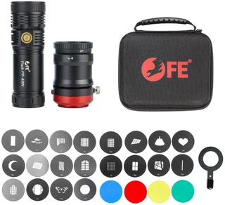Осветитель проекционный FalconEyes Flash FP-40W KIT2 (фотофонарь 40Вт) насадка с гобо-масками