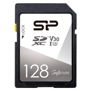 Карта памяти  SD 128 Gb Silicon Power Superior UHS-I Class U3 V30 (80/ 100Mb/ s) (новая)