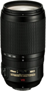 Объектив Nikon 70-300 mm f/ 4.5-5.6G VR IF-ED AF-S Zoom-Nikkor