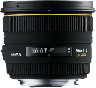 Объектив Sigma AF 50 mm F1.4 EX DG HSM для Canon (s/ n:13150114) Б/ У