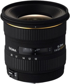 Объектив Sigma AF 10-20 mm F4-5.6 EX DC HSM для Nikon (s/ n:2052948) Б/ У