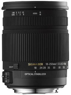 Объектив Sigma AF 18-250 mm F3.5-6.3 DC Macro OS HSM для Nikon (s/ n:1030515) Б/ У