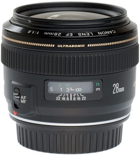 Объектив Canon EF 28 mm f/ 1.8 USM Б/ У