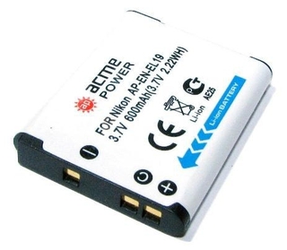 Аккумулятор AcmePower Nikon EN-EL19 (Coolpix S2500, S3100, S4100) 600 mAh