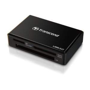 Считывающее устройство Compact Card Reader F8 Transcend USB 3.0 черный